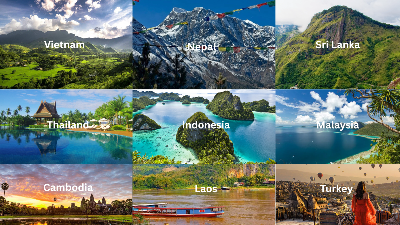 Budget international trips under $500