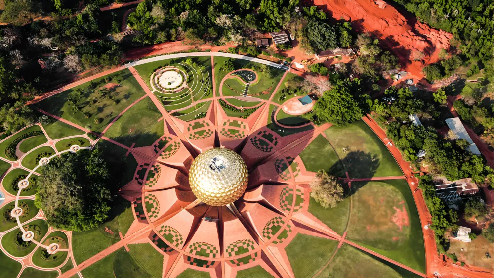 Visit Auroville and Spiritual Spaces