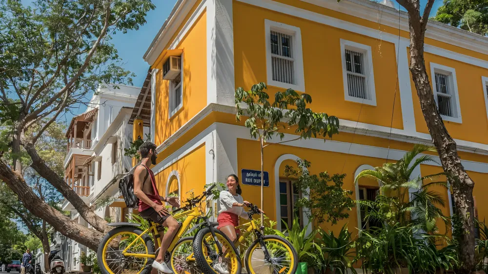 Explore White Town and French Streets